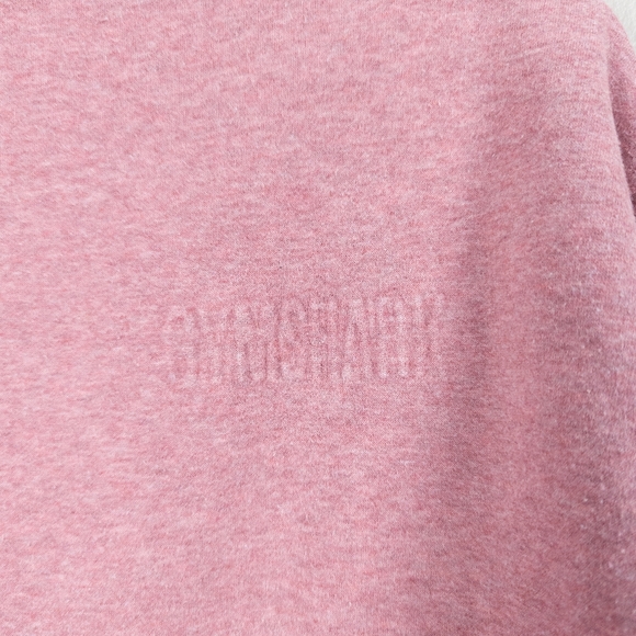 Gymshark So Soft Dusty Pink Mock Neck Tunic Sweatshirt - Size M - Picture 8 of 11